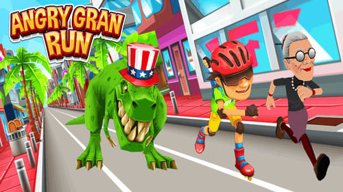 Angry Gran Run Mod Apk Dinheiro Infinito