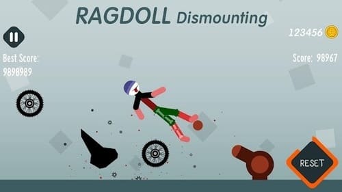 Ragdoll Dismounting Mod Apk Dinheiro Infinito